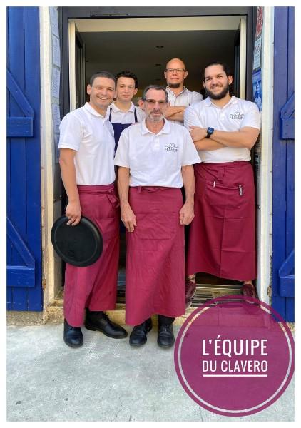 L'équipe du restaurant en gastronomie française à Claviers